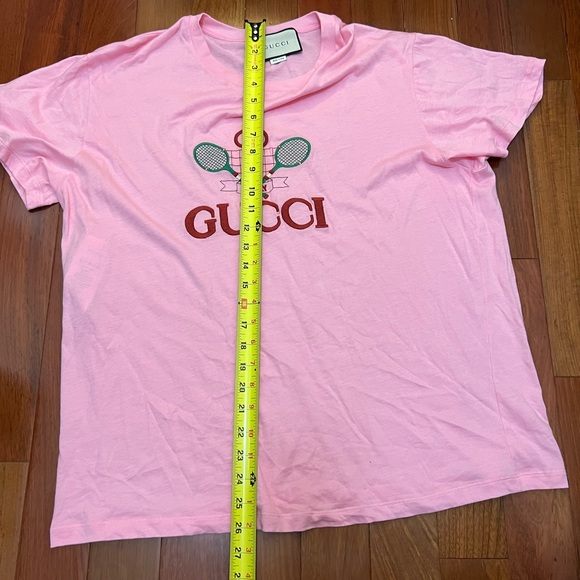 GUCCI Tennis Logo T Shirt - Picture 1 of 8